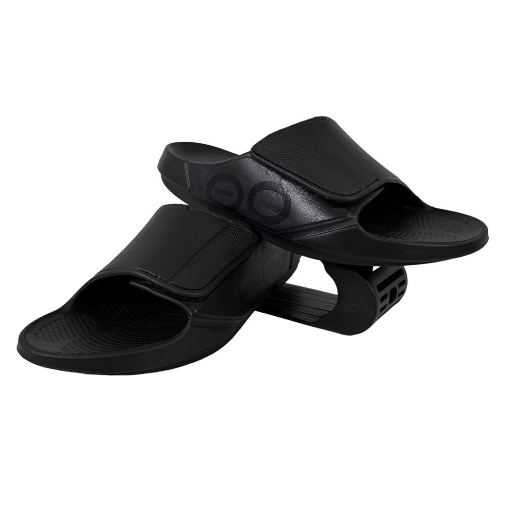 OOFOS Ooahh Sport Flex Slide Sandal Black Men 16 W 14